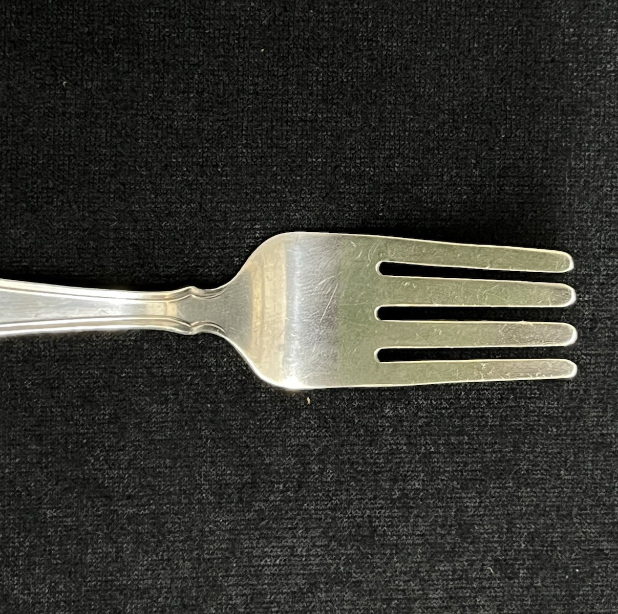 Roger Williams by Baker Manchester Baby Spoon & Fork Set, Engraved 30.56g