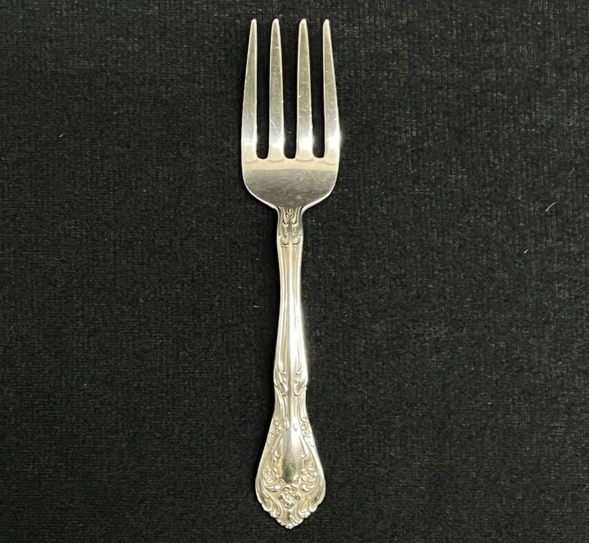 Chateau Rose by Alvin Sterling Silver Baby Fork 4 1/4" 15.64g