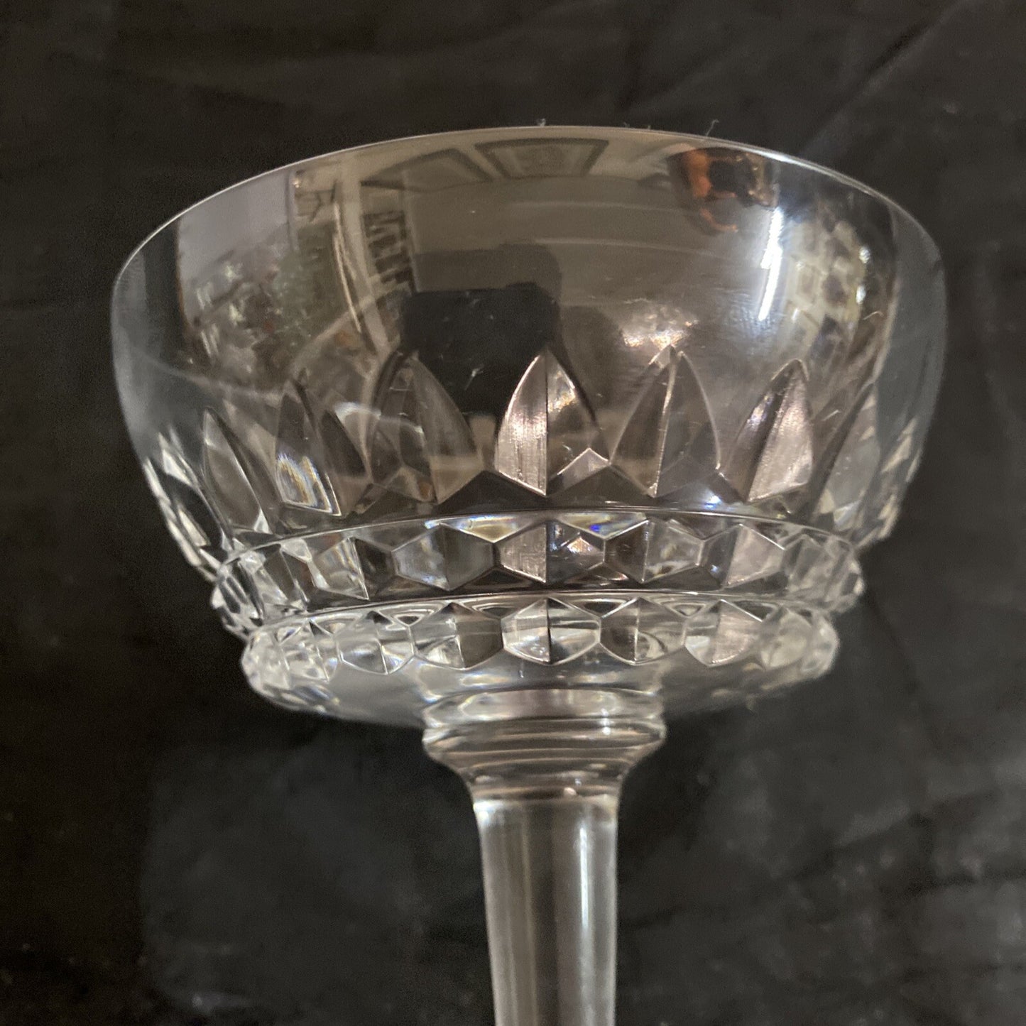 Val Saint Lambert "Mery" Crystal Champagne/Tall Sherbert 5" SELLING INDIVIDUAL