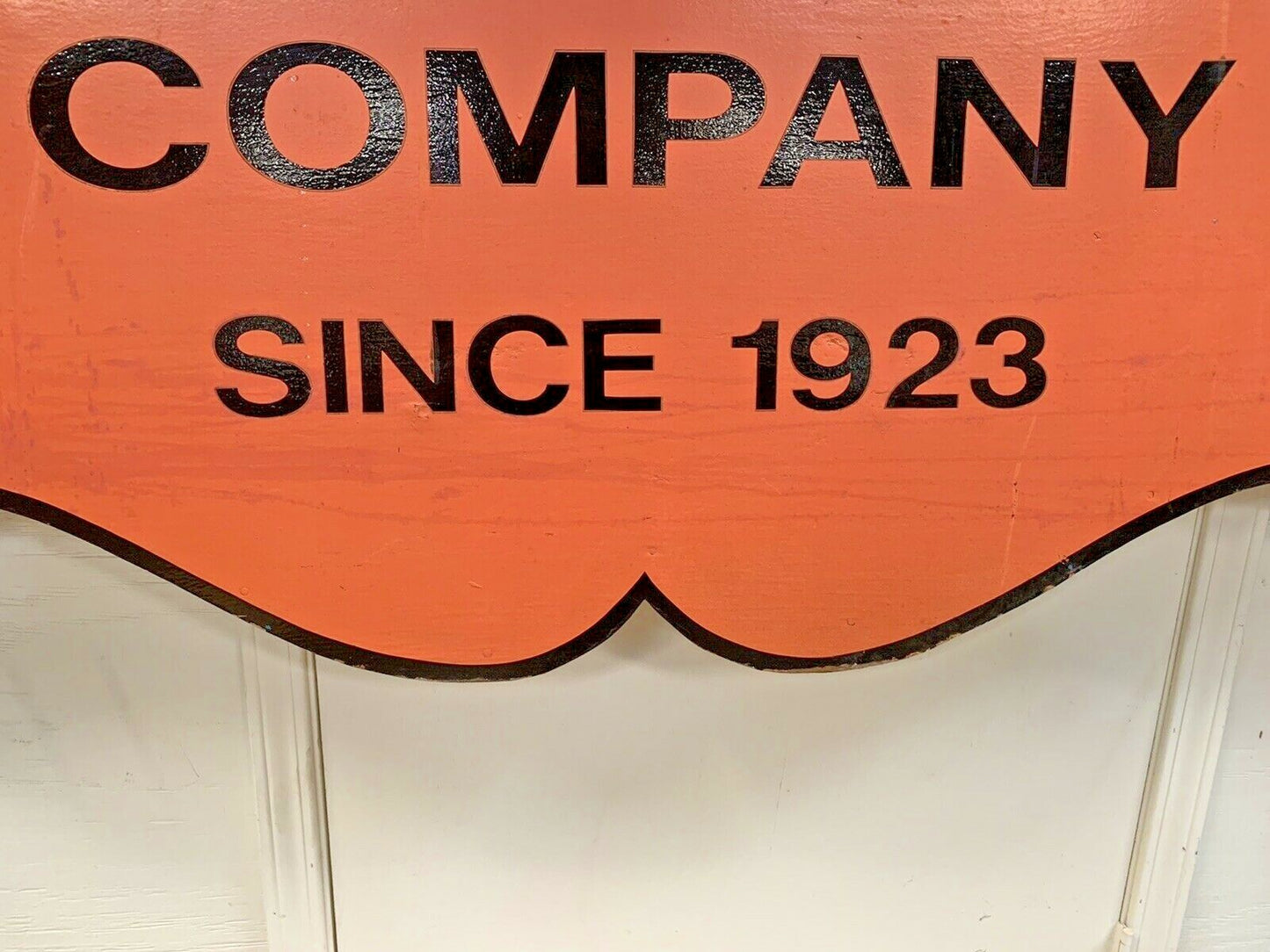 YELLOW CAB Company Since 1923  Antique Ad Sign 6 x 4 ft Wood Double Sided 133 lb