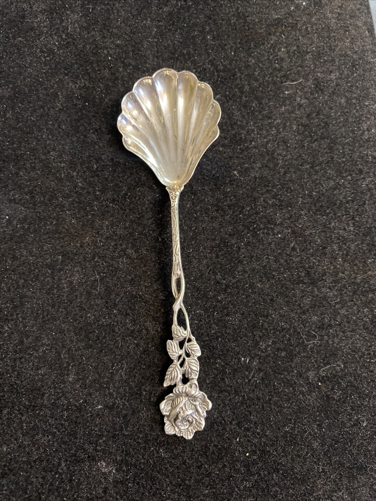 Sterling Silver Widmann Hildesheimer 5" Scalloped Spoon 15.4g