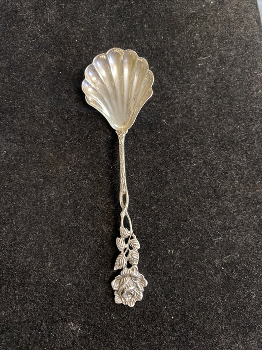 Sterling Silver Widmann Hildesheimer 5" Scalloped Spoon 15.4g