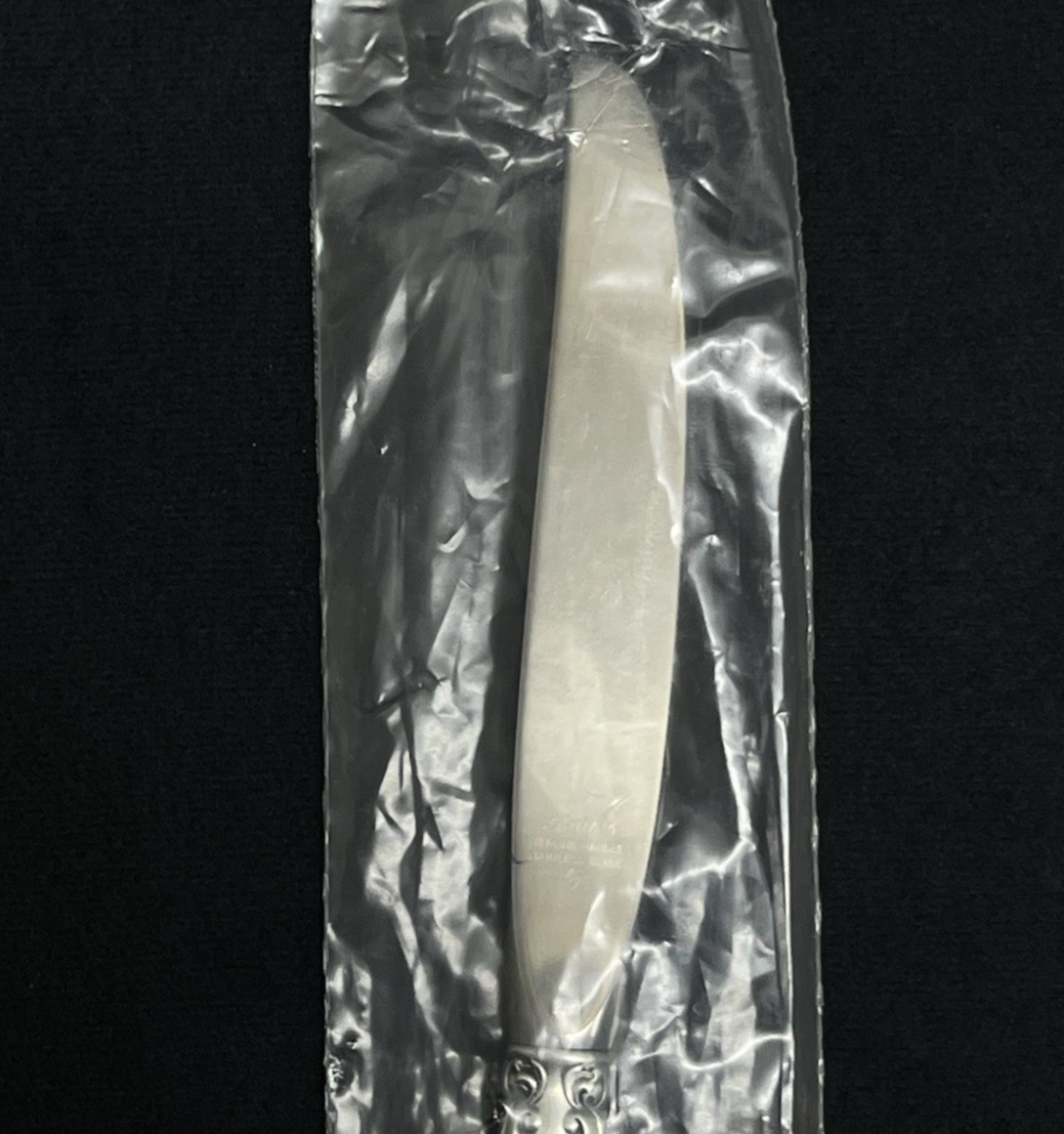 UNOPENED Melrose by Gorham 77.06g Sterling Silver Place Size Knife 9 1/8"