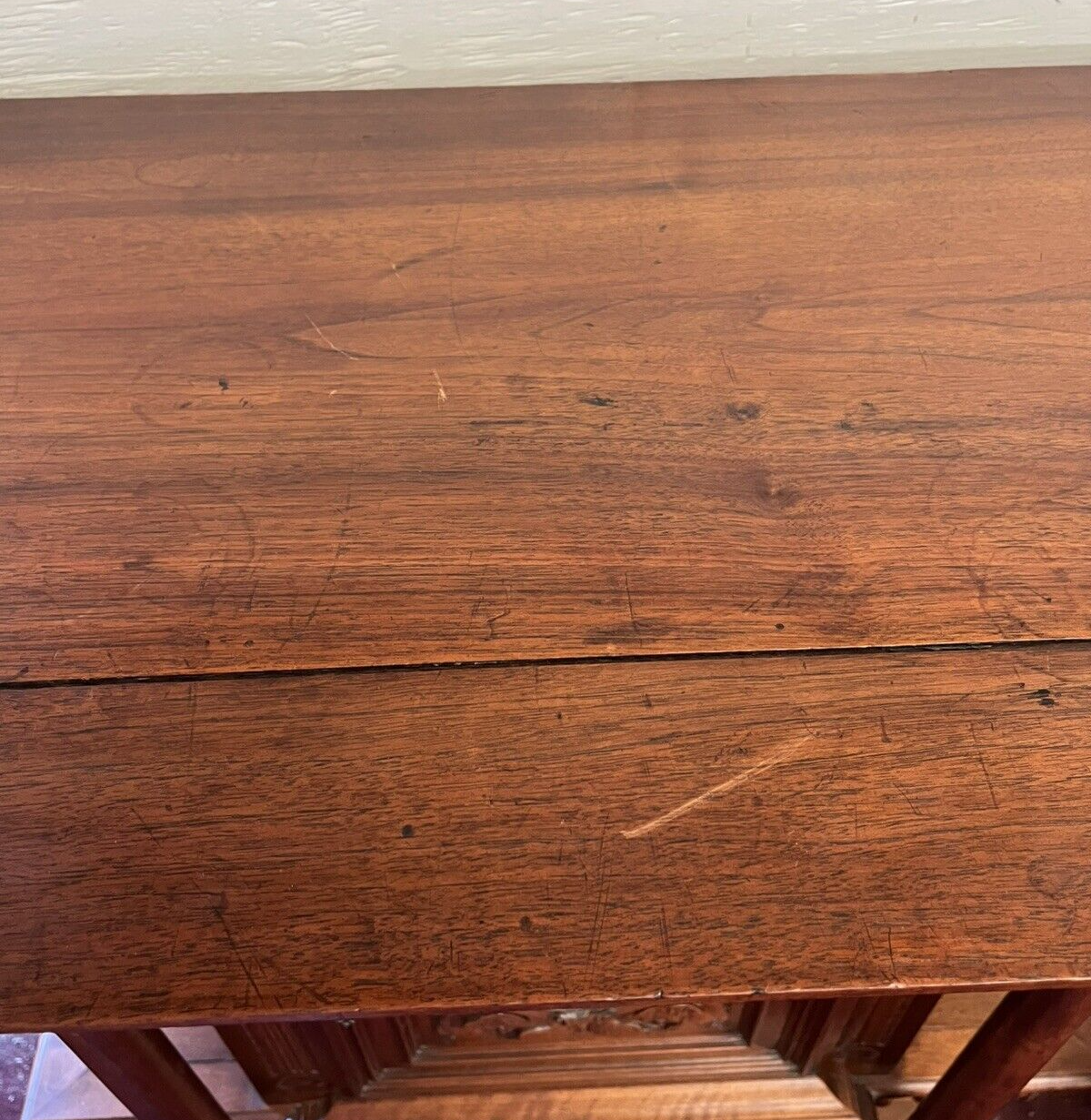 ANTIQUE FRENCH WALNUT WINE OR LIQUOR CABINET 58"H x46"W CREDENCE CHEST