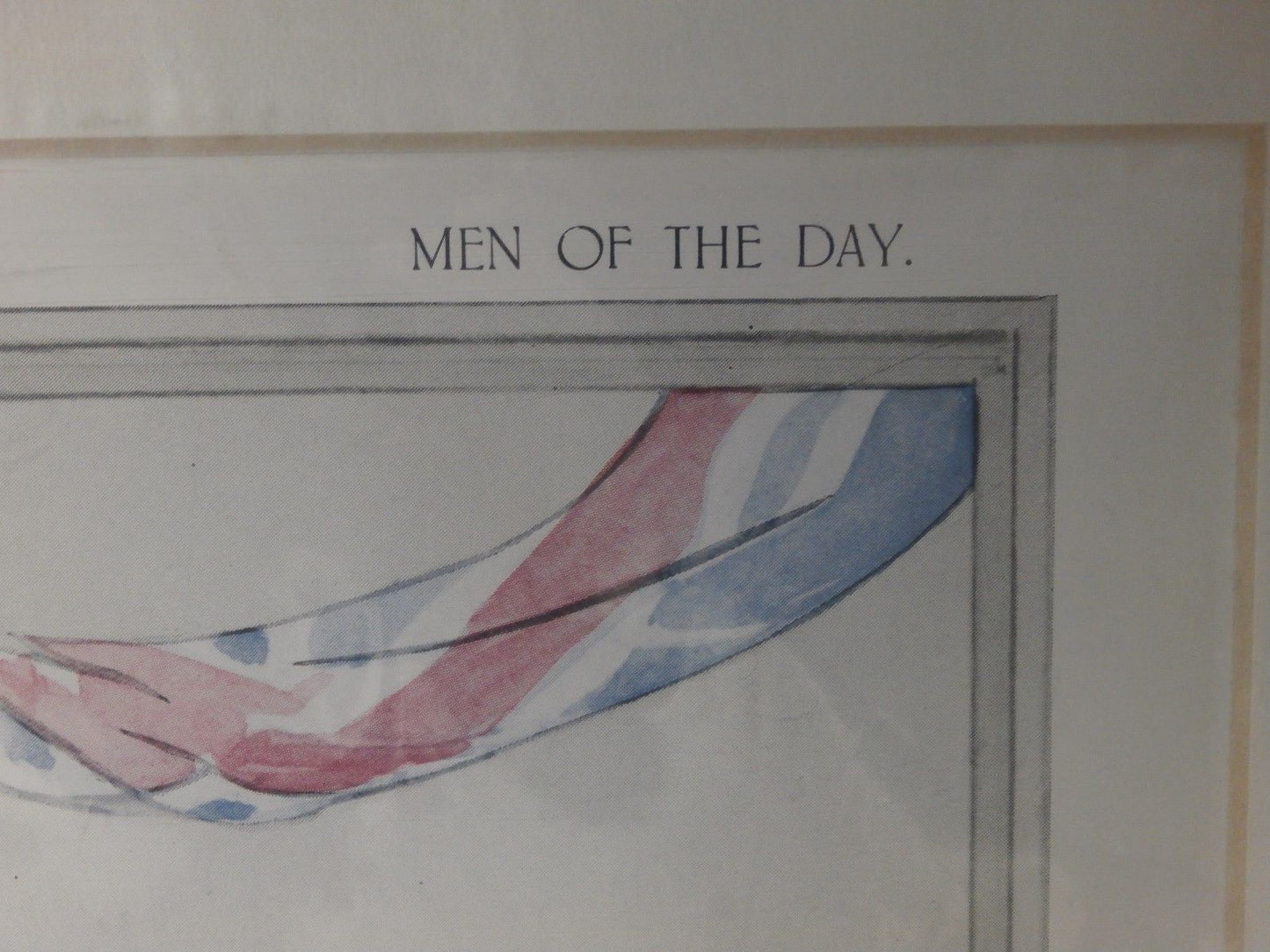 Antique Vanity Fair Print 1913 French President Poincare "Messieurs !" by OWL