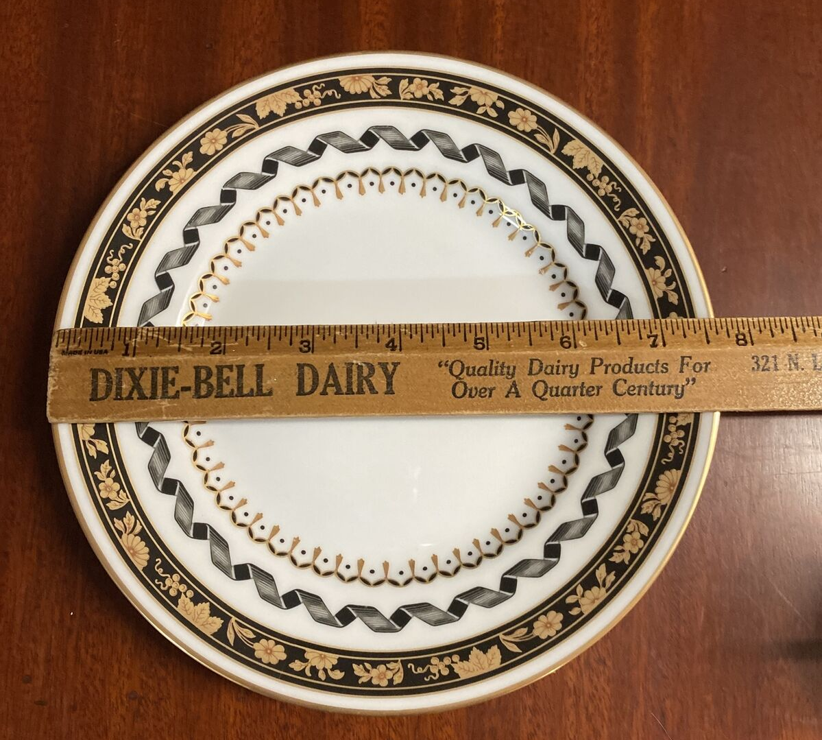 Richard Ginori Pincio Blak Black Place Setting Dish Set Of 6