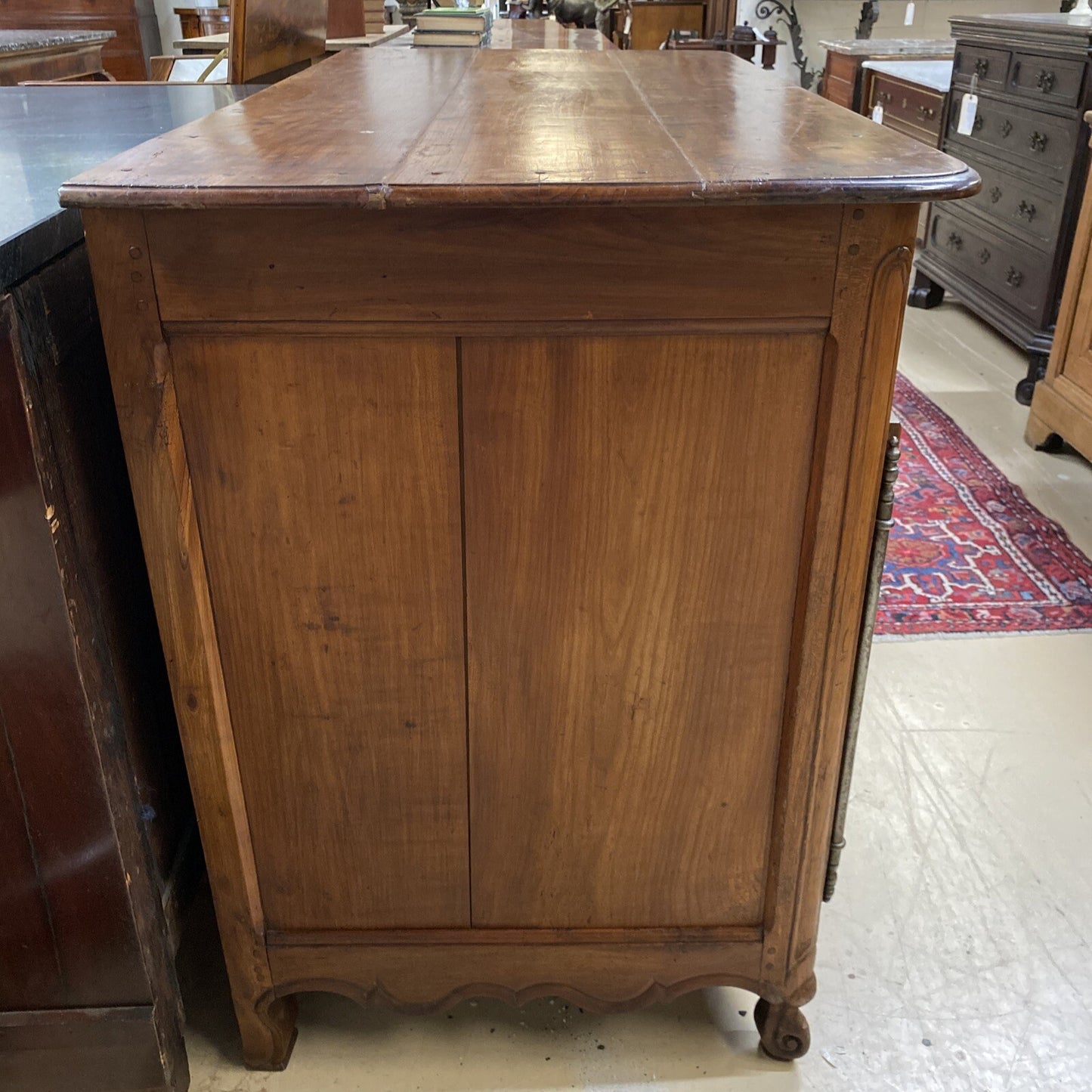 Antique French Provincial Louis XV Fruitwood Chest of Drawers Commode Sideboard