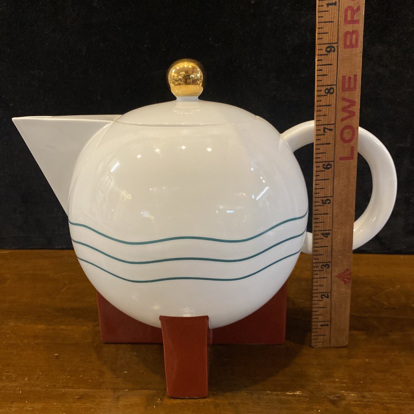 Swid Powell “The Big Dripper” Coffee Pot Michael Graves Art Deco Vtg Mint BH279
