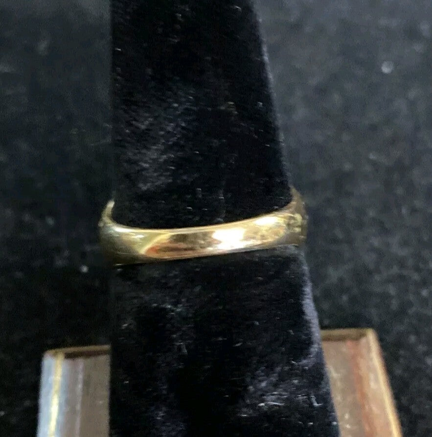 Sterling Silver 925 Gold Vermeil Purple Cushion Cut CZ Ring SZ 7