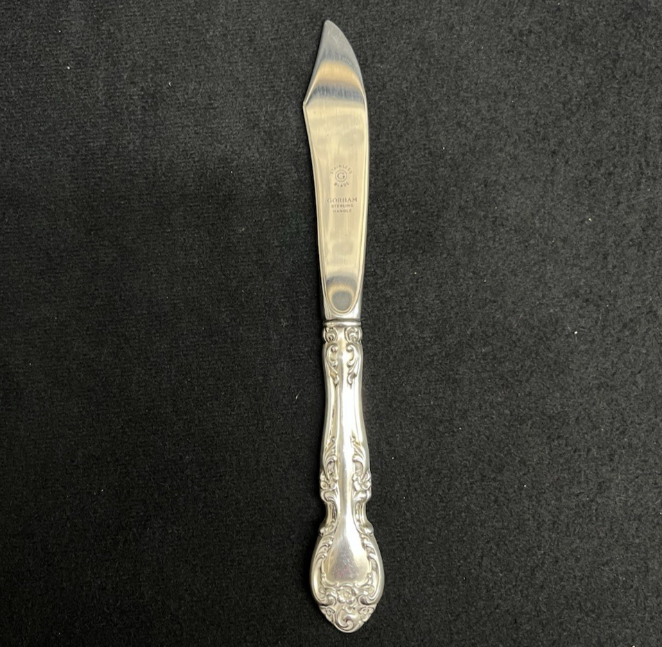 Melrose by Gorham 44.04g Sterling Silver Hollow Handle Master Butter 6 3/4 in