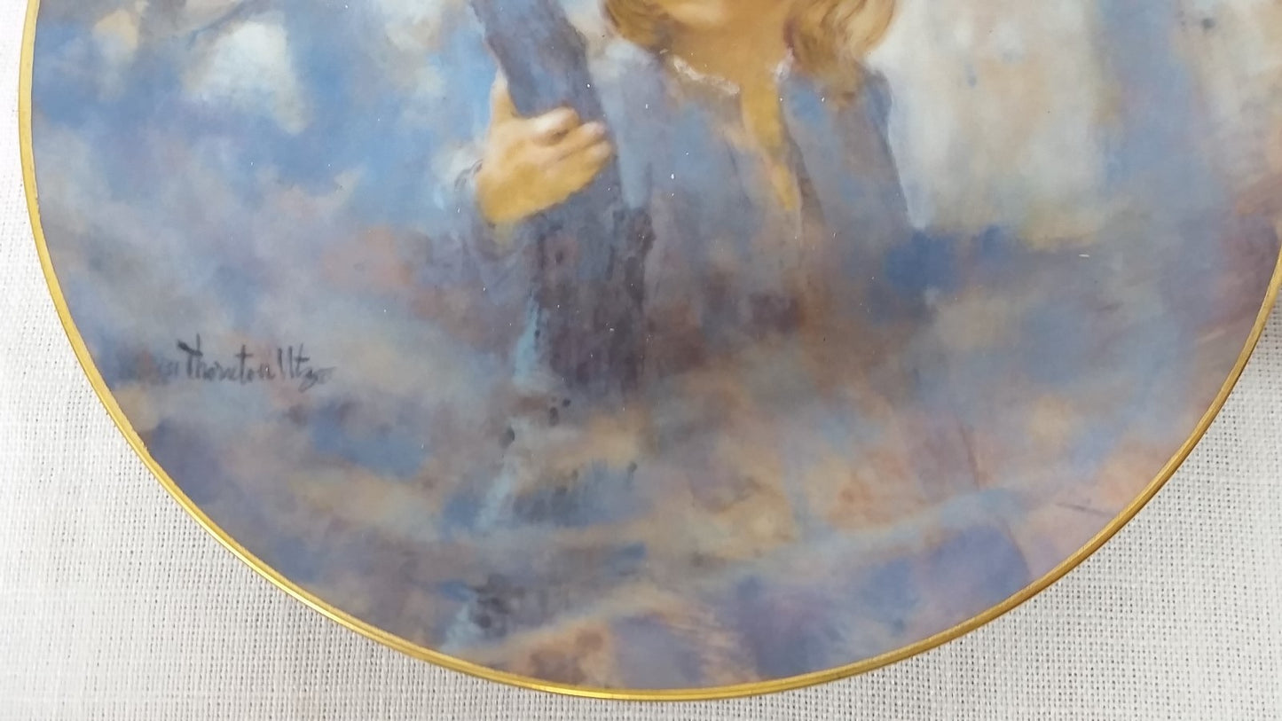 8.5'' Viletta Butterfly Magic Plate in Box w/ COA