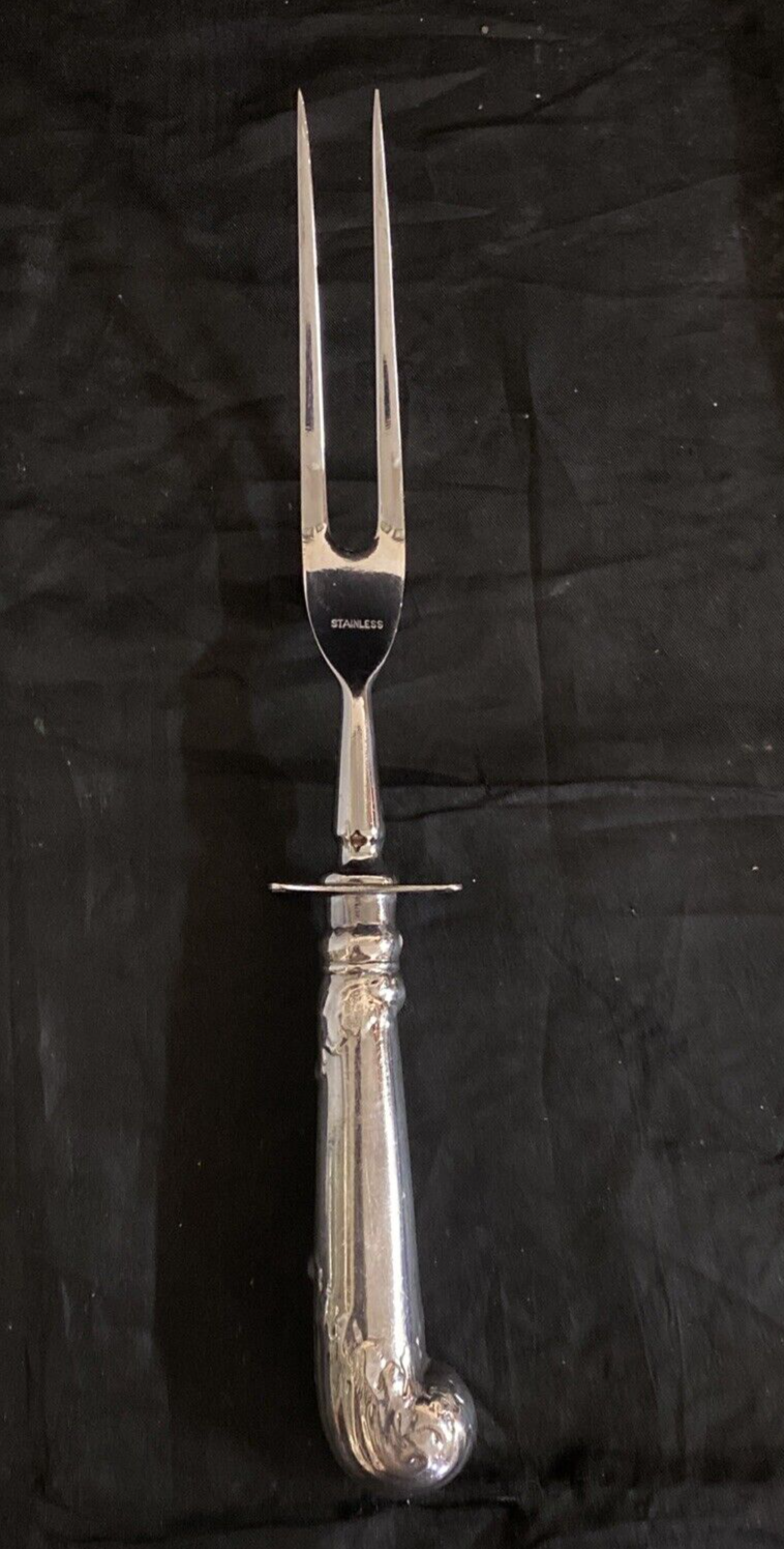 English Sheffield National Silver Co. 3 pc Carving Set Silver Plate Presentation