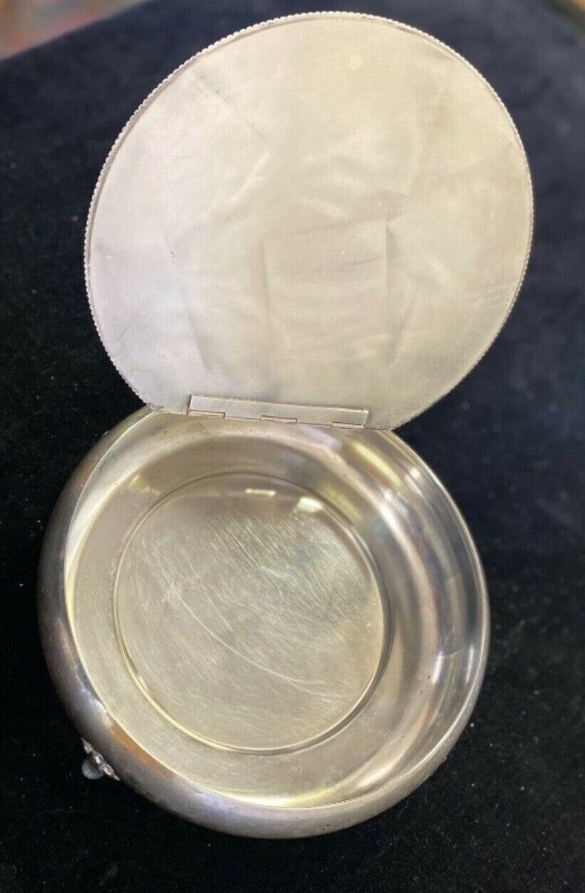 Antique Vintage Silverplate Crumb Catcher for sweeping crumbs off Tablecloth