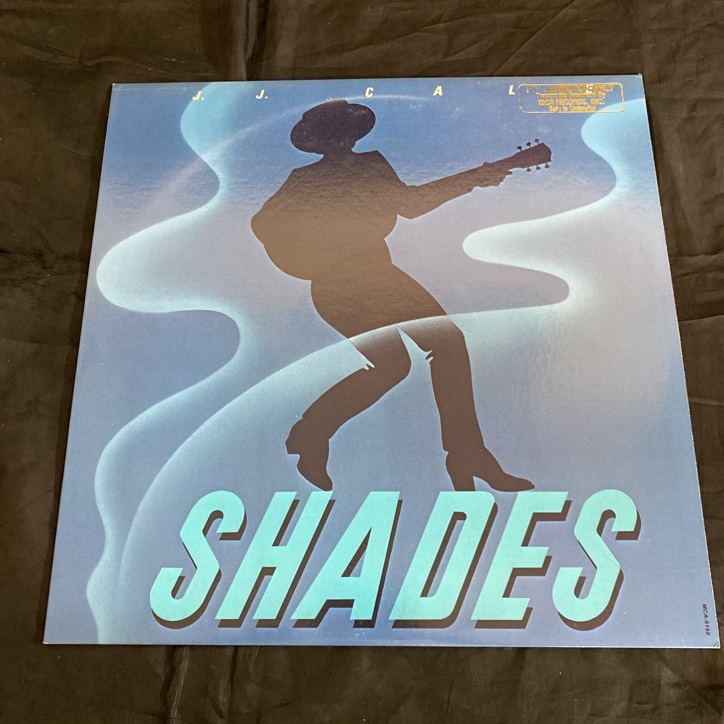 STAMPED PROMO FIRST PRESS 1979/1981 release J.J. CALE Shades SHELTER MCA-5158