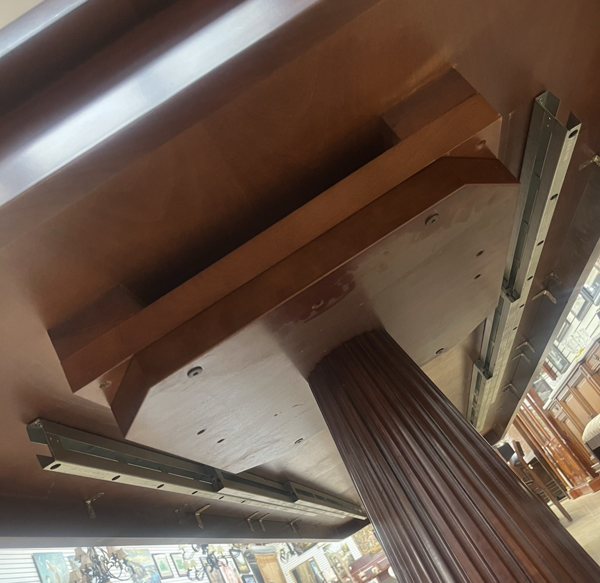 Hurtado "Gala" French Modern Mahogany Dining Table w/ 2 Leaves & 11 Chairs