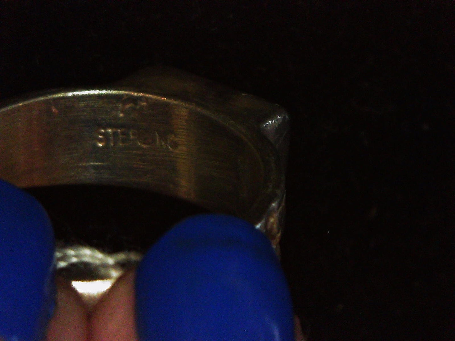 Sterling Silver Lapis, Turquoise, & Created Opal Ring SZ 7.75 4.1g JM19