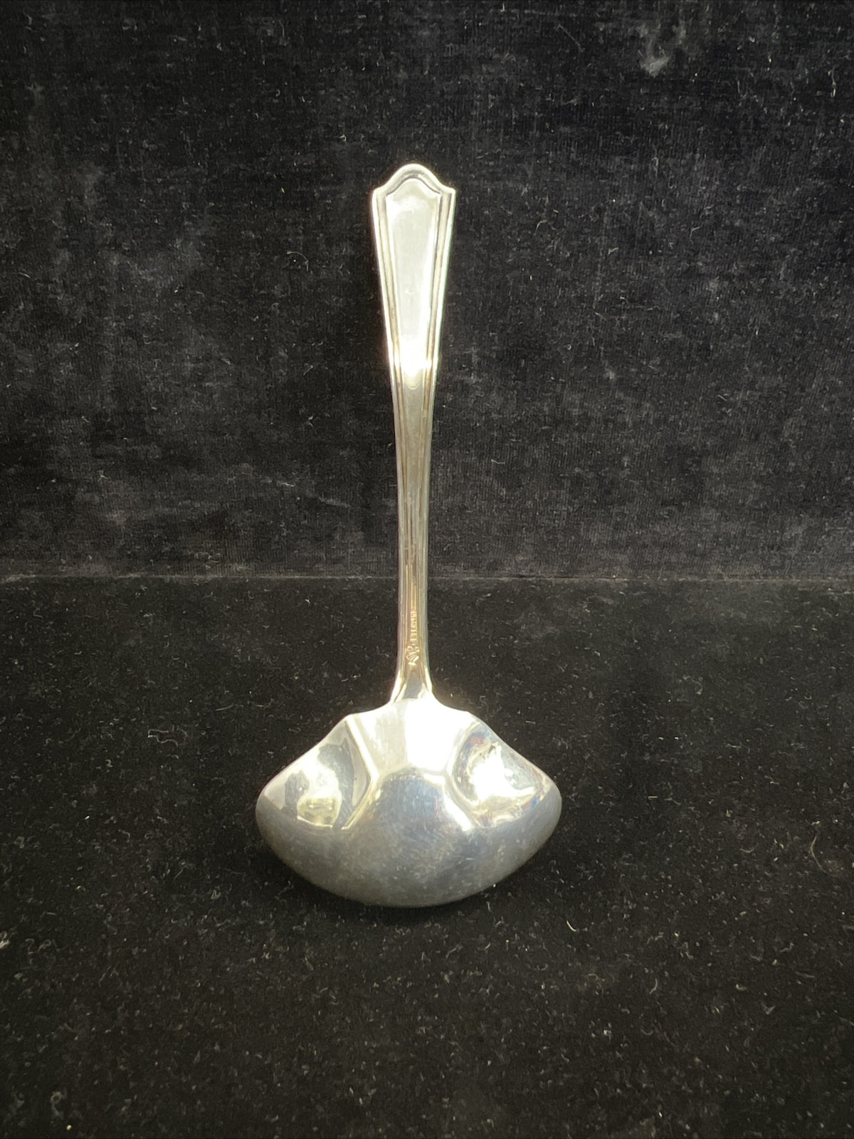 Manchester Silver Co.  Mary Warren Sterling Silver Cream Ladle Mono F 5 1/4" 15g