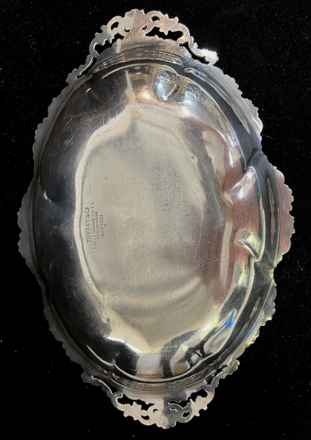 Tiffany & Co 1892 Charles L Tiffany Sterling Silver Presentation Tray