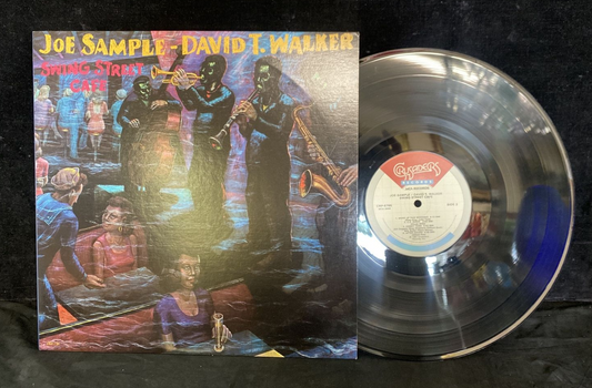 STAMPED RADIO PROMO Joe Sample David T Walker Swing Street Cafe LP 1981