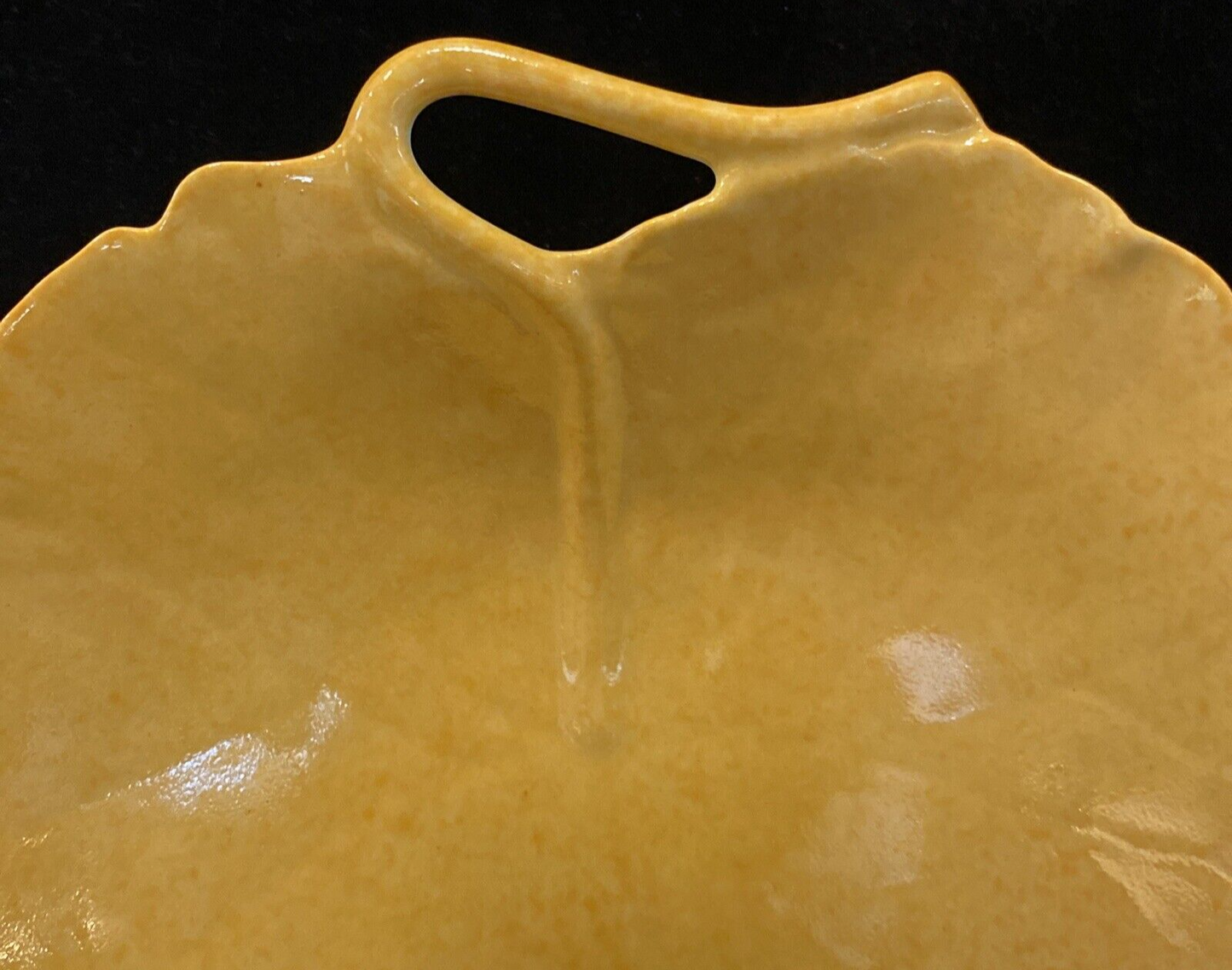 Laure Japy Porcelain Leaf Plate Bowl Set Of 6 Yellow Limoges France