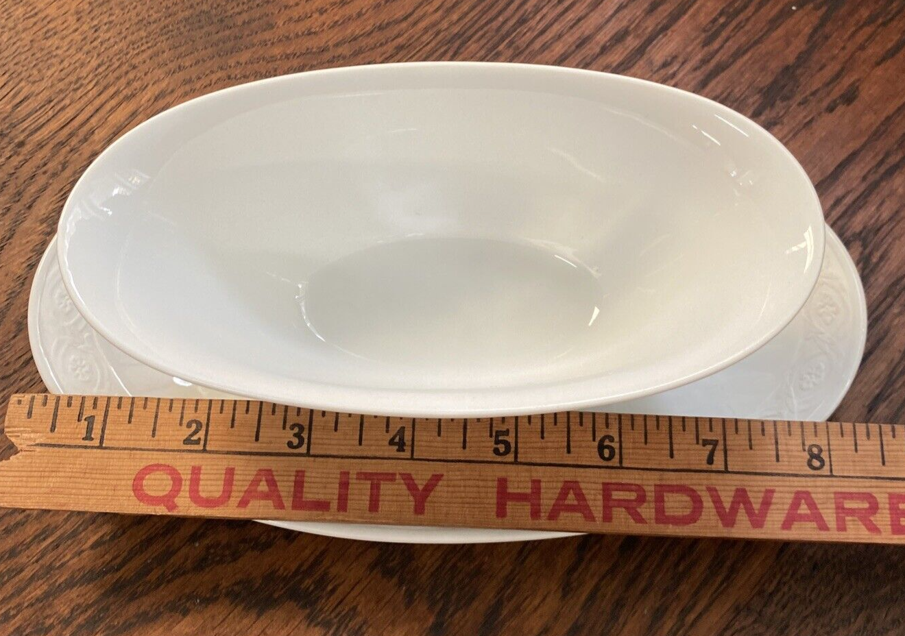 Royal Copenhagen “White Fan” Gravy Boat