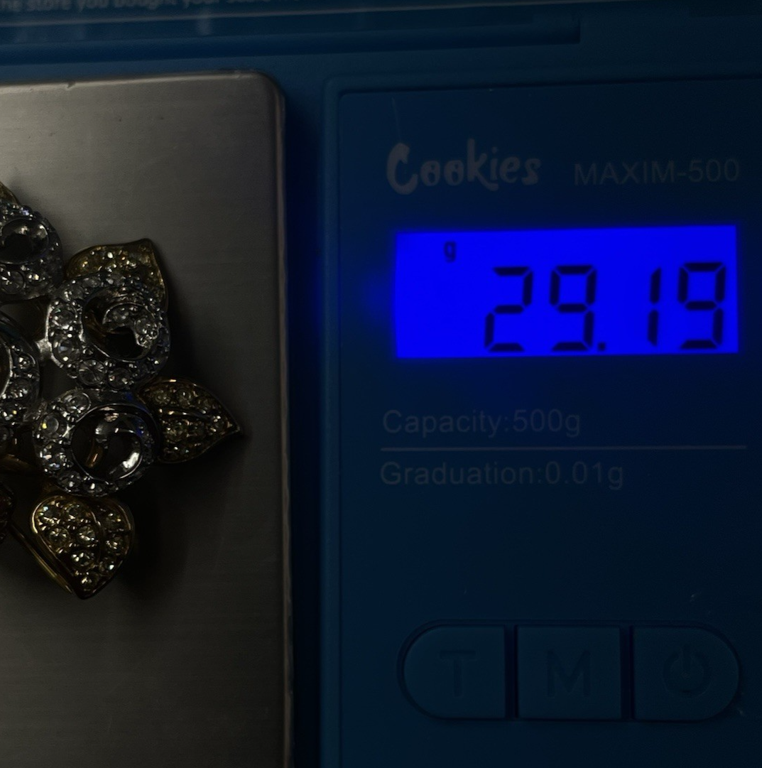 Swarovski Crystal Flower Bouquet Compassion Brooch Pin Retired JP 98