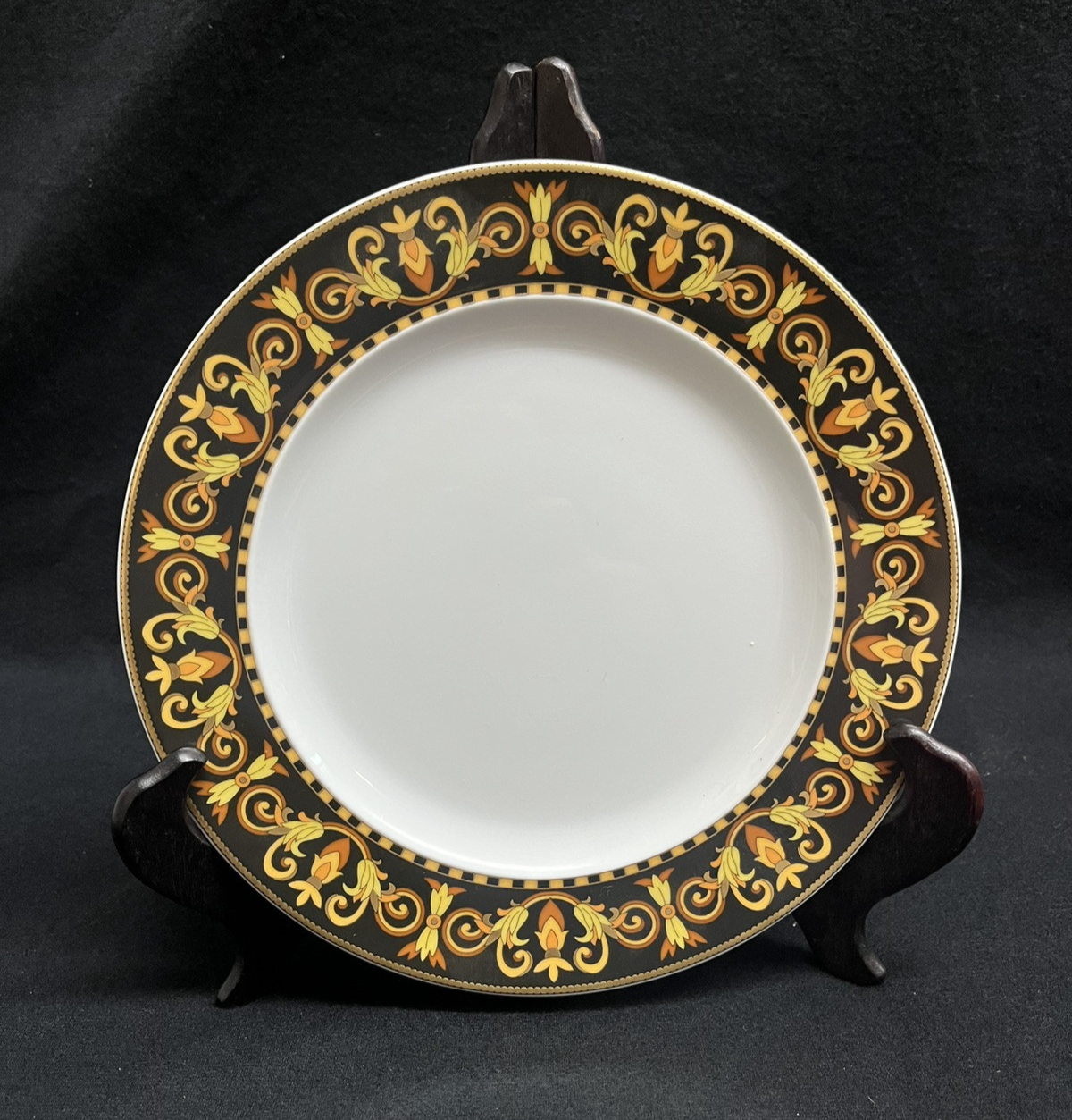 Rosenthal Versace Barocco Porcelain Salad Plates 8 7/8"