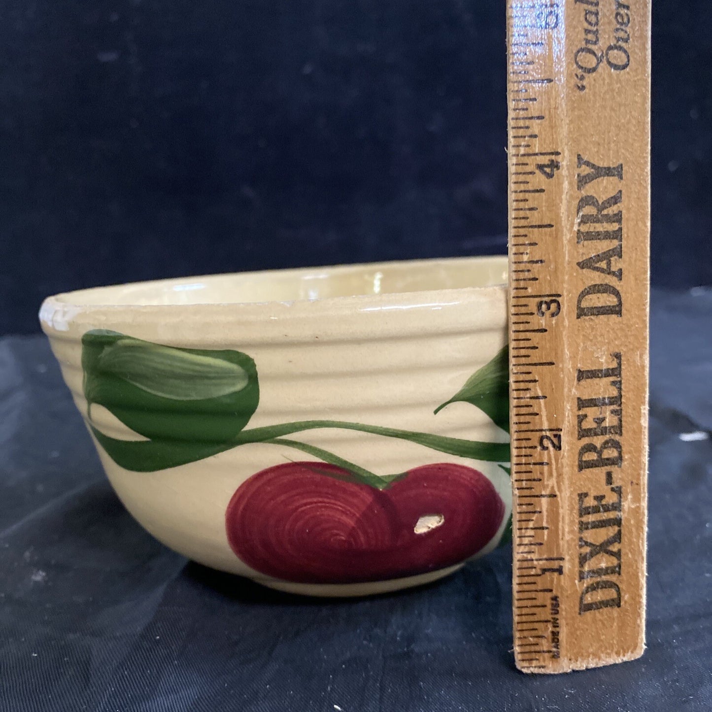 Watt Ware USA Apple 3" Bowl #06 Quality Interstate Lumber Co.