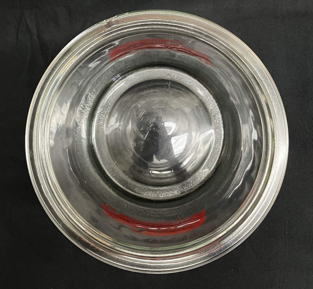 Vintage Gordon’s Foods Large Glass Snack Jar With Original Metal Lid 1940s