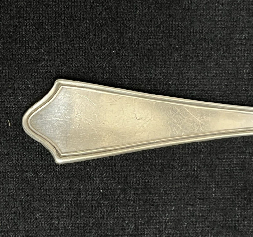 Roger Williams by Baker Manchester Baby Spoon & Fork Set, Engraved 30.56g