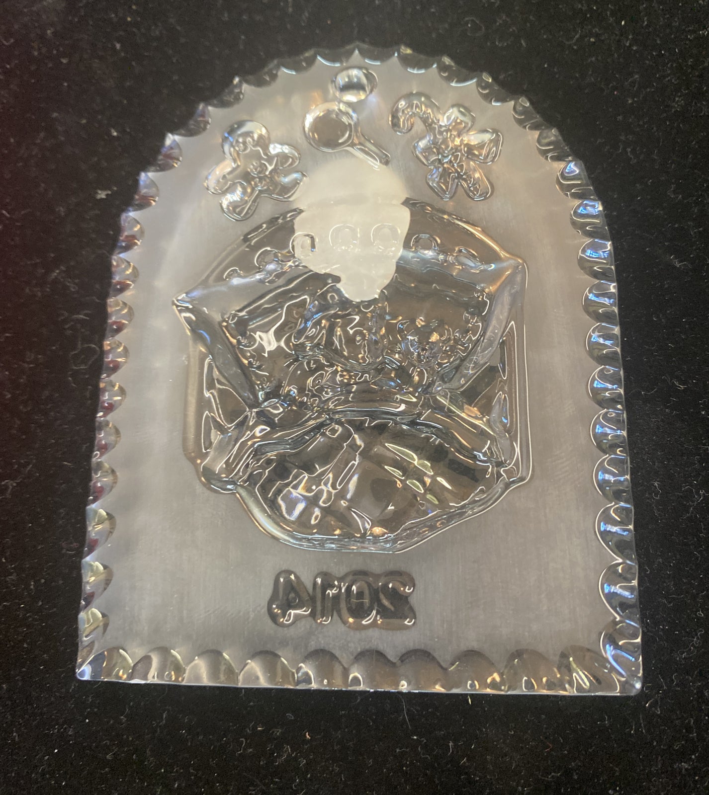 WATERFORD 2014 T'WAS THE NIGHT BEFORE CHRISTMAS Crystal Ornament w/original bag