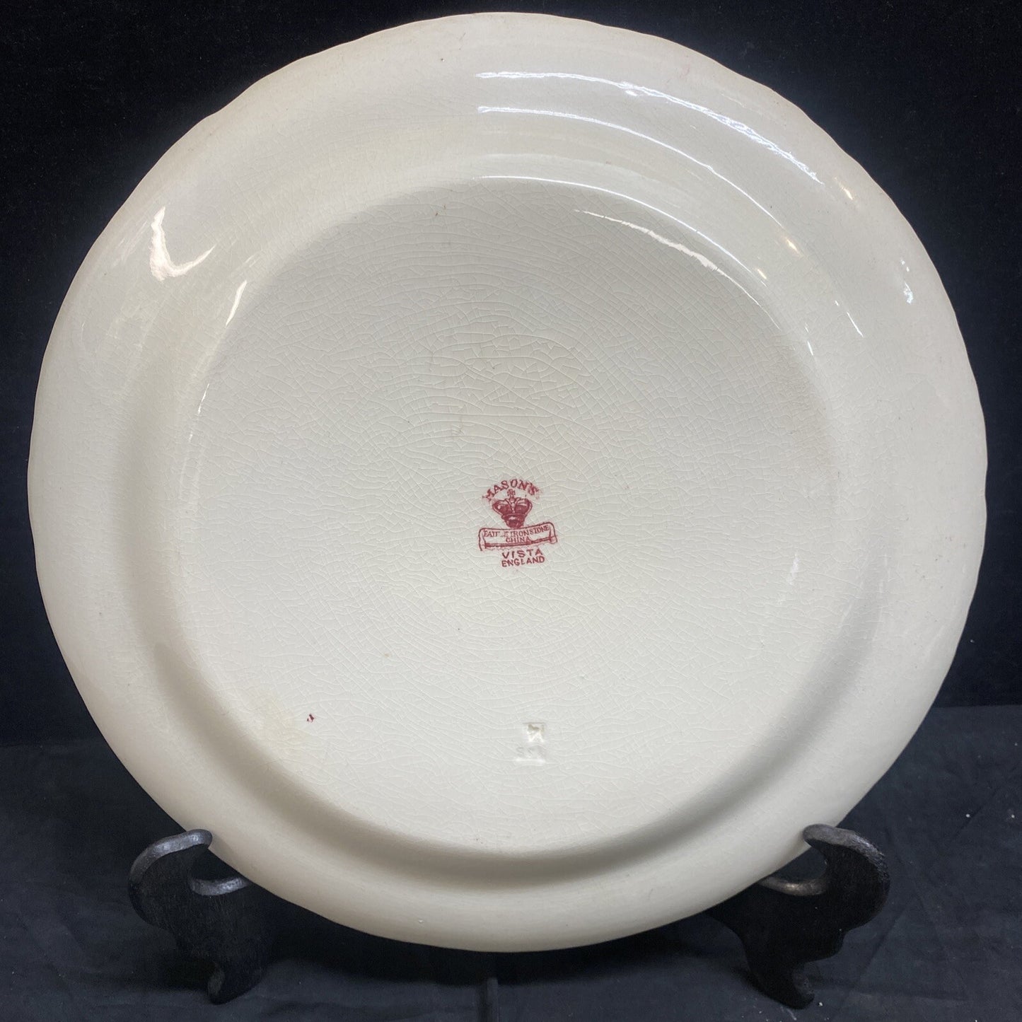 Mason's Vista Pink Round 14" Chop Plate Serving Platter