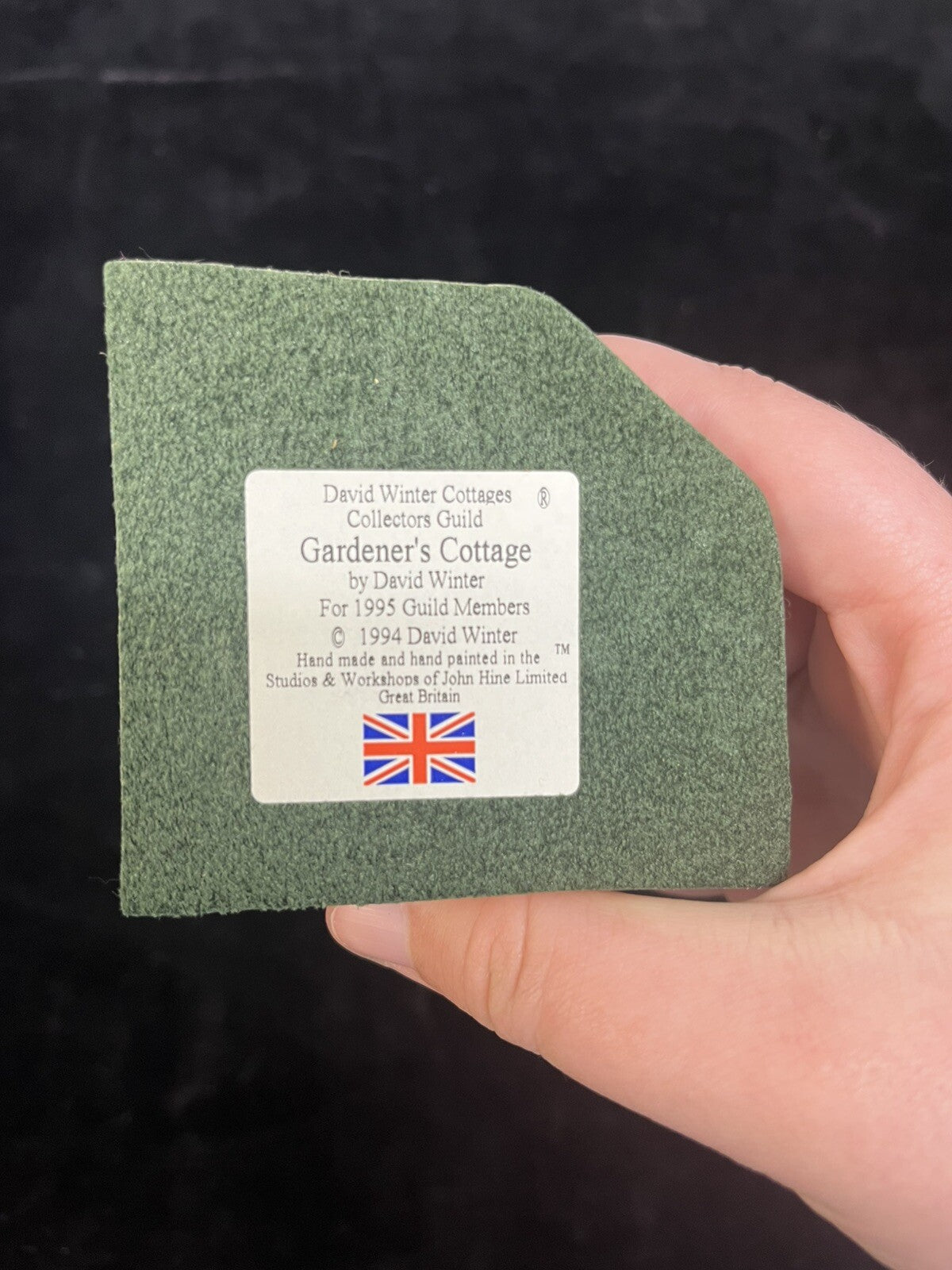 David Winter Gardener's Cottage mint condition w COA w/ original box 3x Seeds