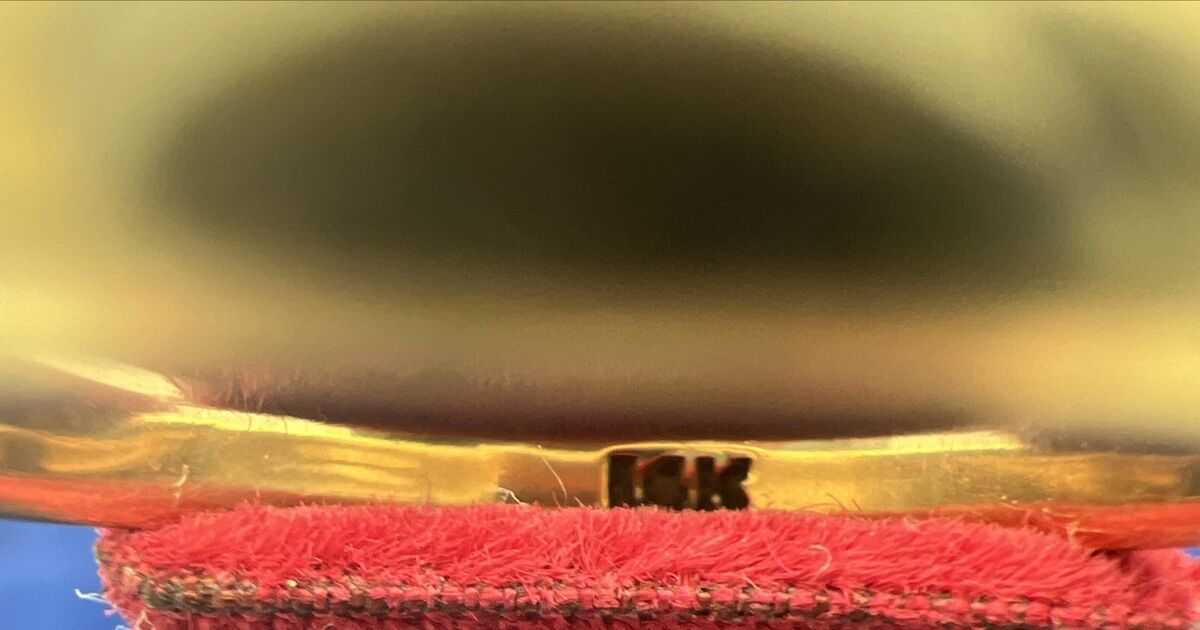 Vintage 14k Yellow Gold Band Ring. Size 10  2.97g 3mm wide stamped 14K