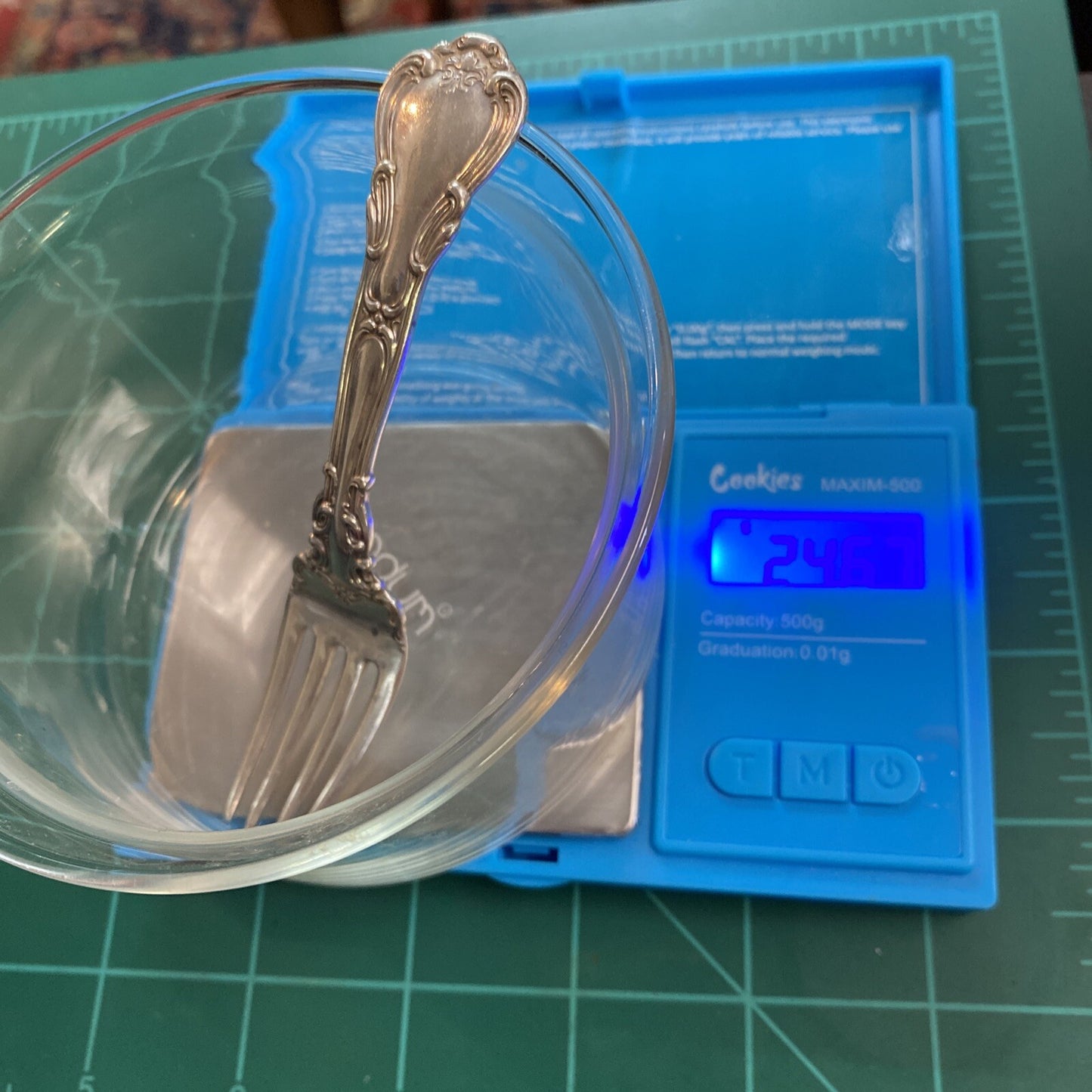 Gorham Sterling Chantilly 4 1/2" Baby Fork 24.66g 1895