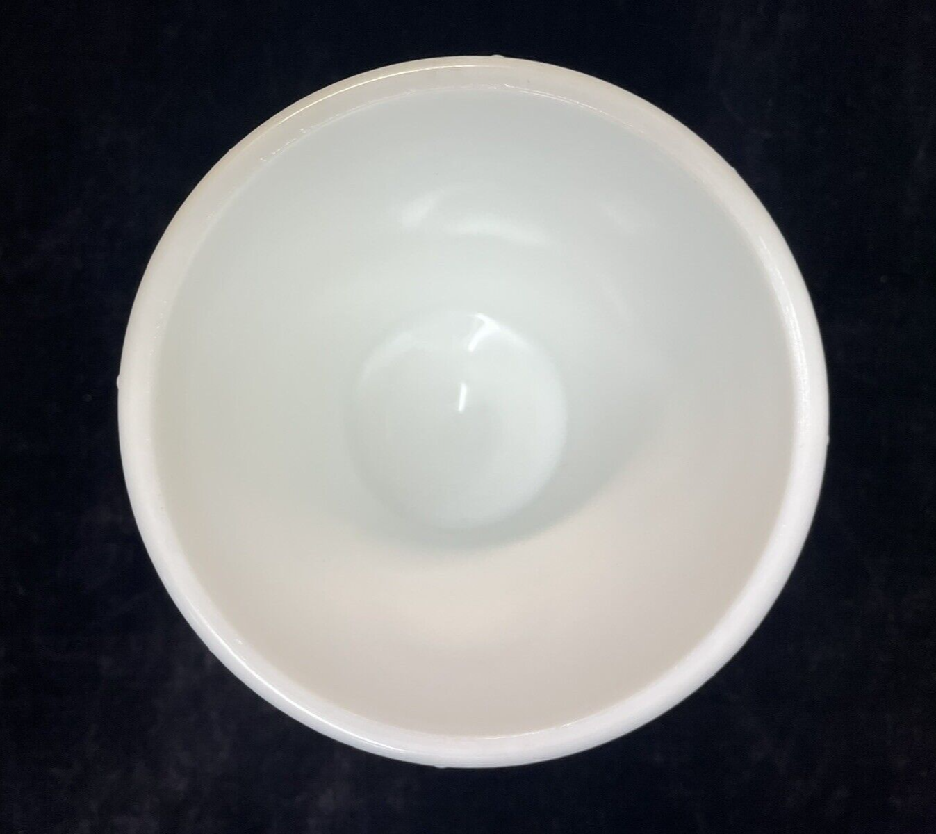 Fenton  Candy Dish "Violets in the Snow"  Milk Glass artist signed A Mullins