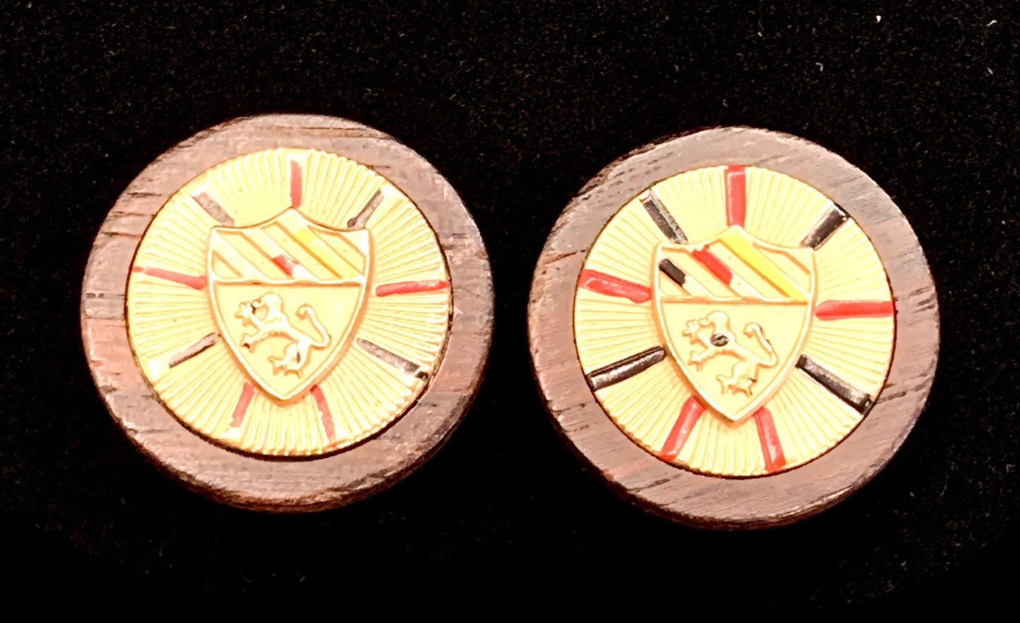 Vintage Kramer of New York Necklace and Clip Earrings Lion Coat Of Arms Heraldic