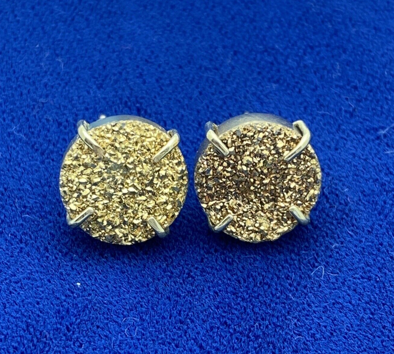 14K Gold Dust Stud Earrings 2.0g CB24