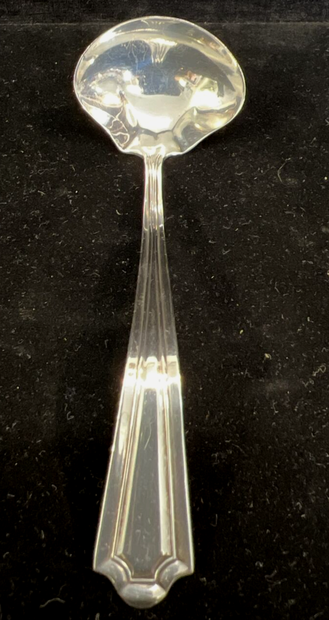 Manchester Mary Warren Sterling Silver Cream Ladle 5 1/4" 15g No Mono 1932