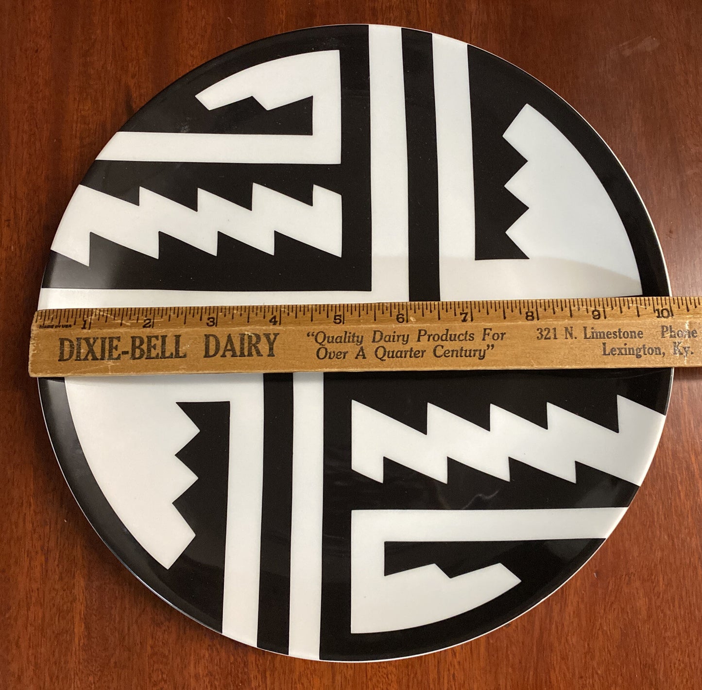 Germany ASA Pair 10" Porcelain Plates Post Modern Abstract 1980s BH173