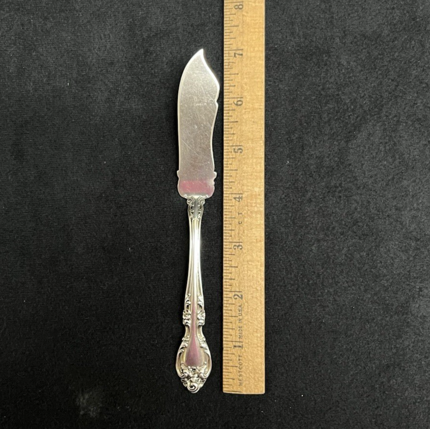 Melrose by Gorham 38.21g Sterling Silver Flat Handle Master Butter Knife 7 in