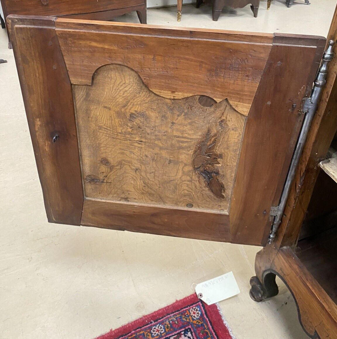 Antique 19th C Inlaid French Burled Walnut Louis XV Commode Cabinet Chest