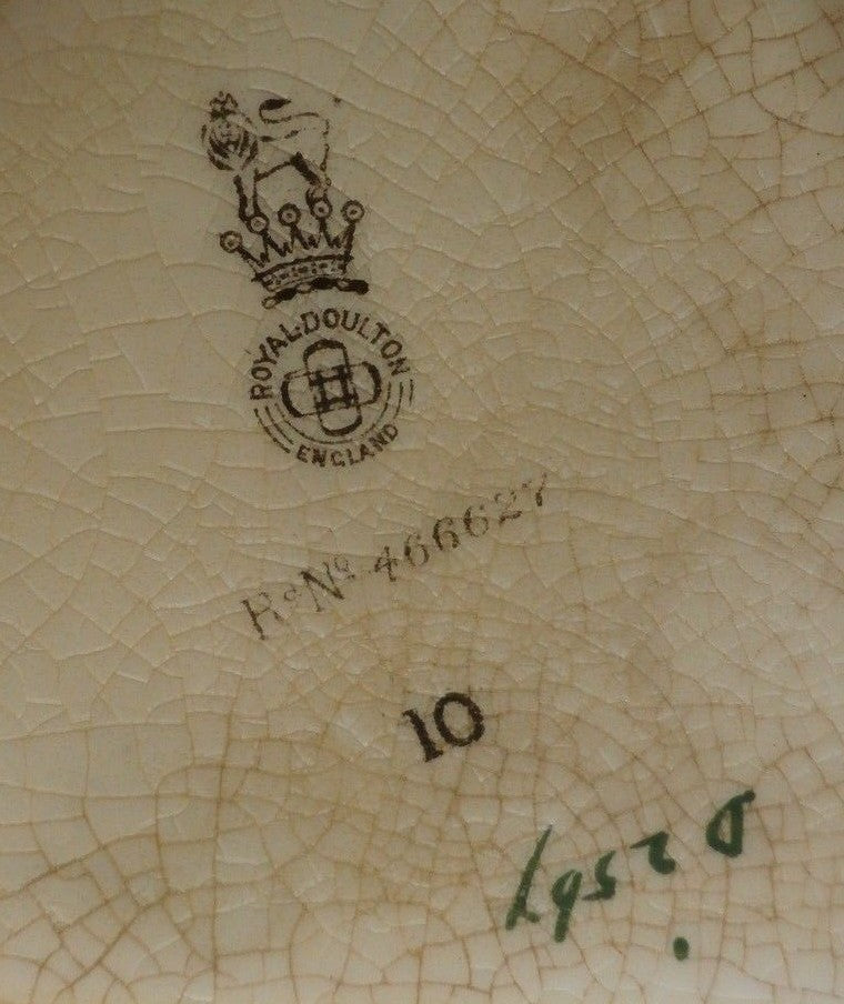 1906 Royal Doulton Monks In Cellar signed Noke Large Jug Beckett Shape Pitcher