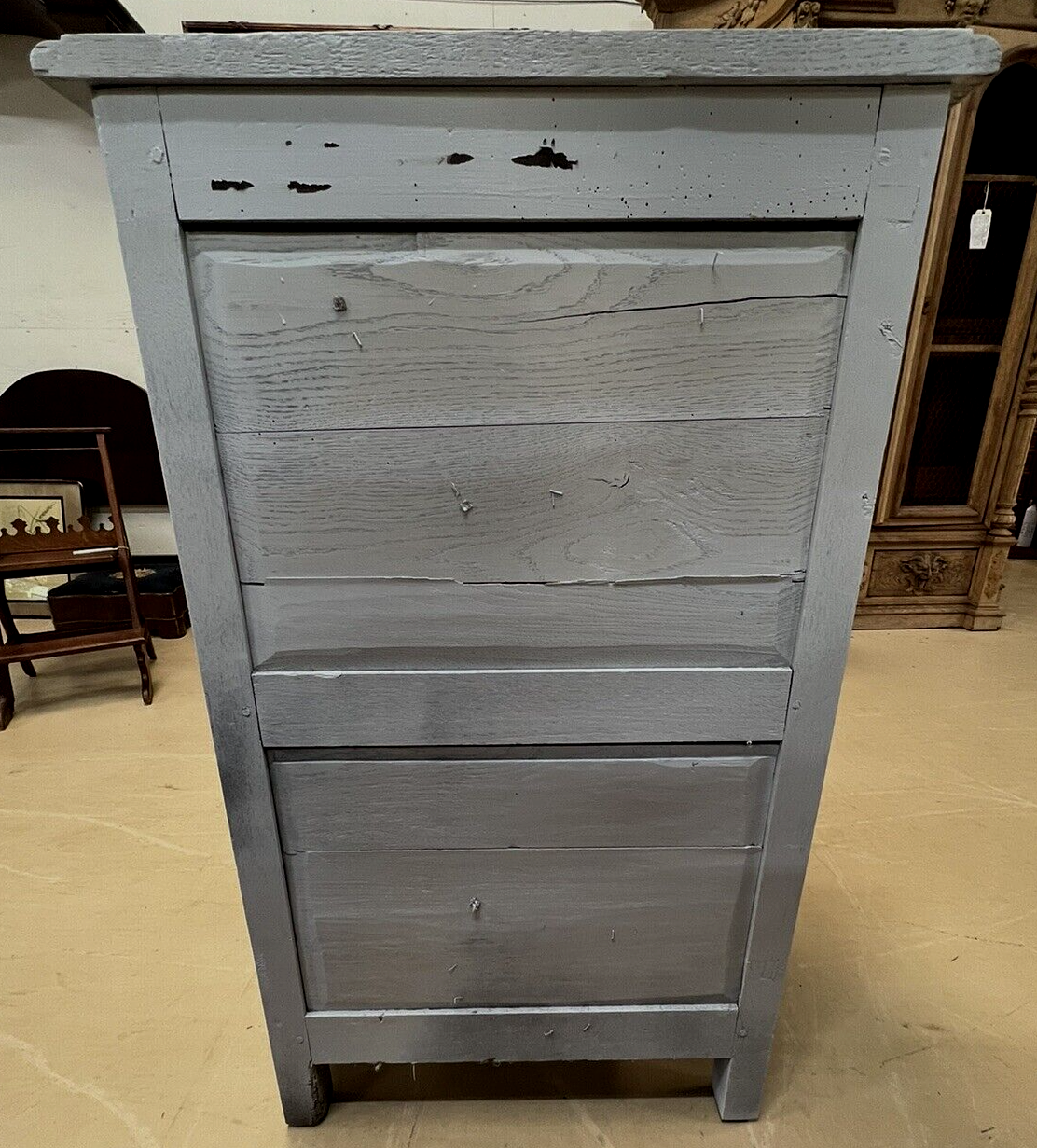 Antique French Oak Louis XV Jam Cabinet Confiturier Small Cabinet End Table