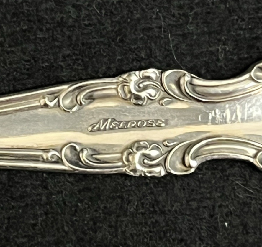 Melrose by Gorham 42.82g Sterling Silver Round Cream Soup Spoon 6 1/4 in