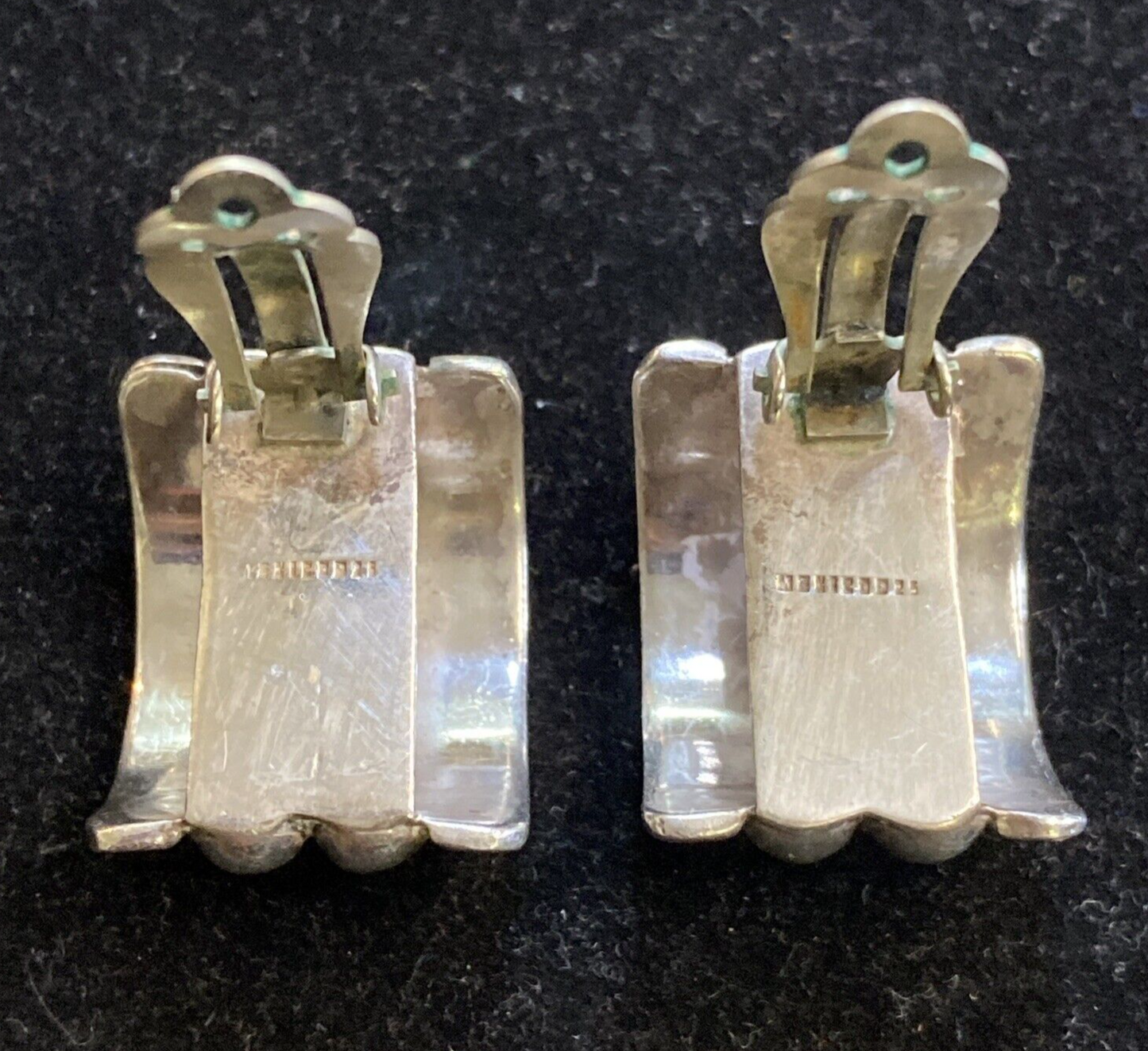 Sterling Silver 925 Clip On Earrings 21.7g