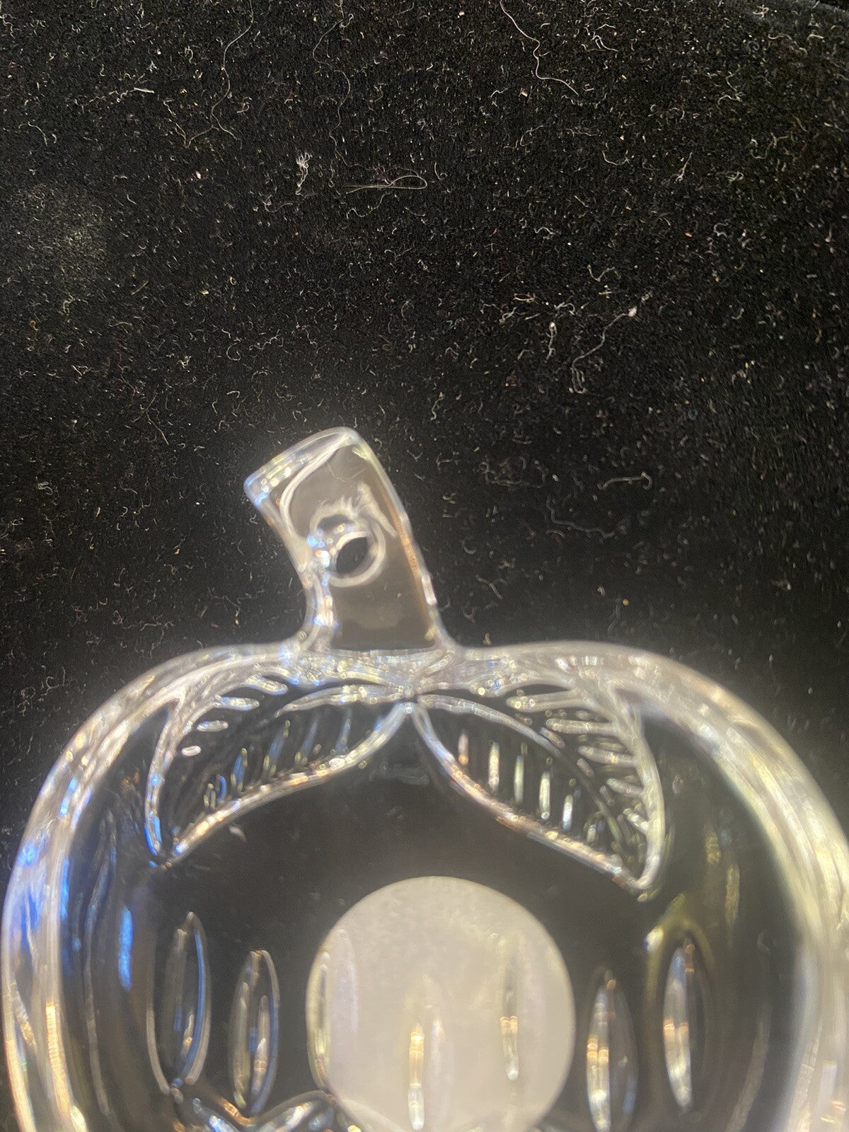 Waterford Crystal 2015 Annual Mini Apple Ornament # 40005063