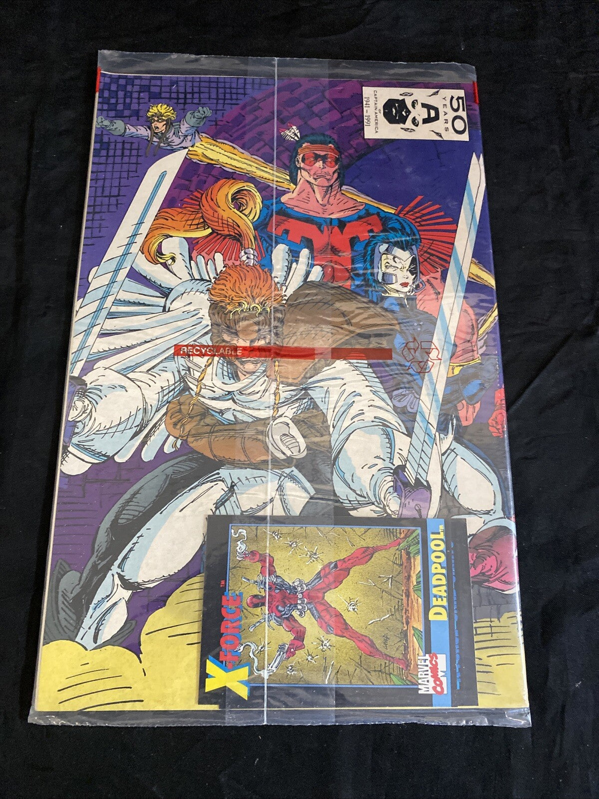 X-Force #1 Marvel Comic Books Sealed with Trading Card Collector's Edition