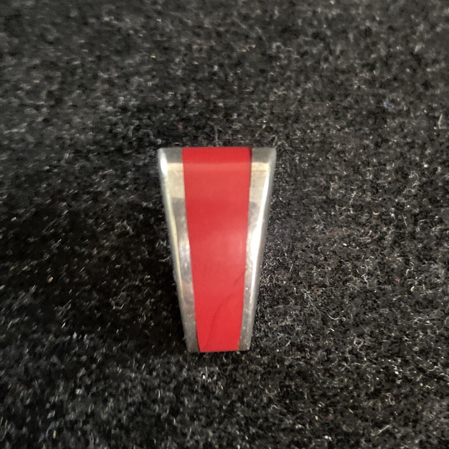 Sterling Silver 925 & Red Onyx Stud Earrings 5g