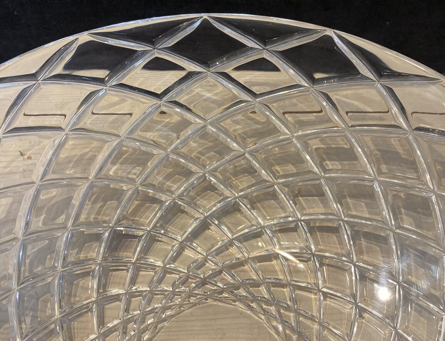 CJR Josef Riedel Tiffany Oculus Pattern 15 3/4” Serving Bowl BH386